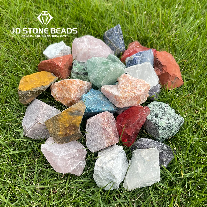 

10pcs/ bag Natural Rough Stone Beads 3-5cm Natural Rose Quartz Large Original Stone Beads For Jewelry Making Necklace Bracelet