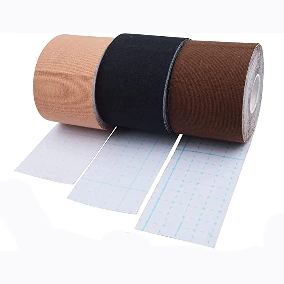 

3 INCHES for Multiple Uses Breast Super Lifted Tape DIY Adhesive Lift Boob Tape for Women, Nude, brown, black