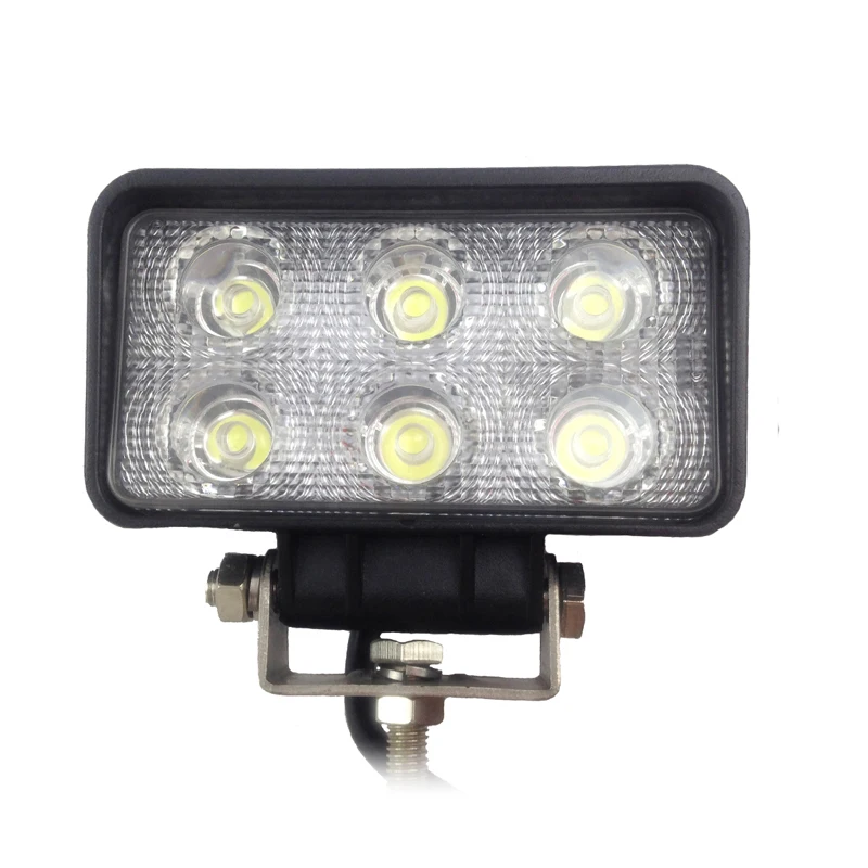 4 inch rectangle Tractor LED spot light for truck led 18w off road mini work light for lightforce driving lights