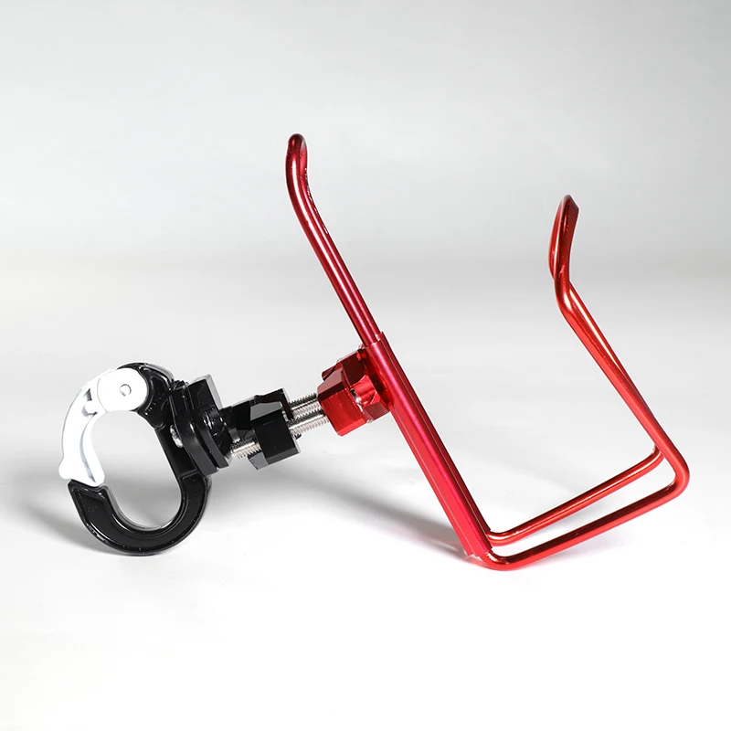

Aluminum Alloy Water Bottle Cup Holder Mount Add Hanger Cup holder Hook for Mi Mijia M365 Scooter Replacement accessories, Black+red