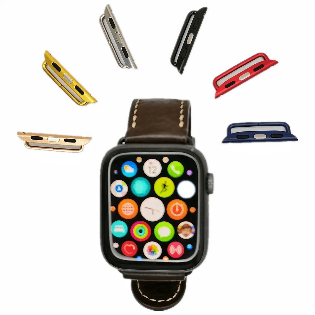 

Multiple Color Options Watch Strap Screw Watch Band Adapter Connector for Apple Watch