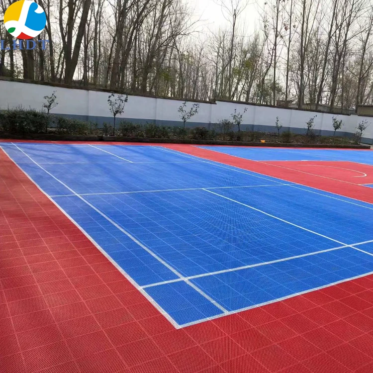 

interlocking PP plastic base suspended tiles badminton court flooring square carpet, Black, white, grey, blue, green, yellow, red, orange