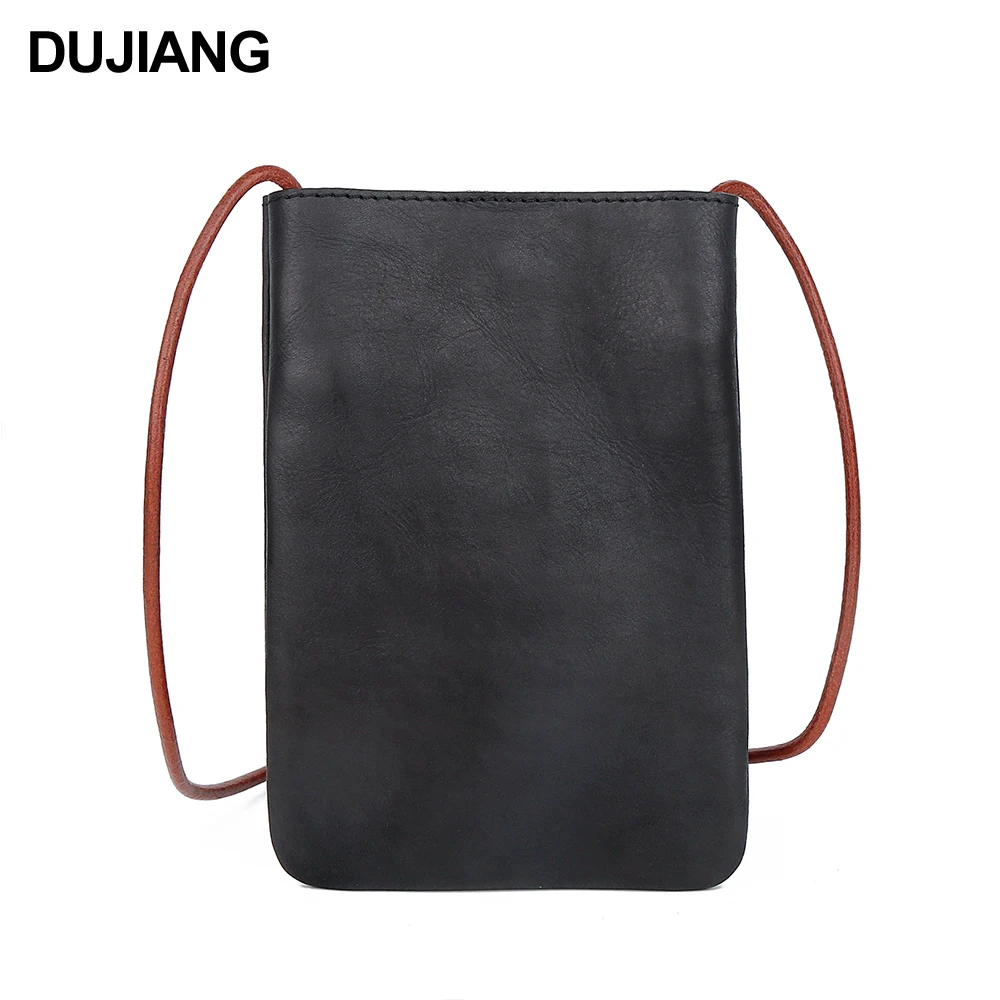 

2021 Women Sling Bags Ladies Genuine Leather Crossbody Shoulder Small Cellphone Bag, Black, brown, red, green, dark blue, light blue