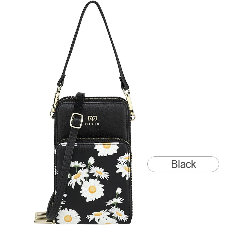 

Wholesale Small Daisies Phone Crossbody Bag Bolsos Mujer Mini Women Shoulder Purses and Handbags Women Bags, Wine red,light green,pink,black