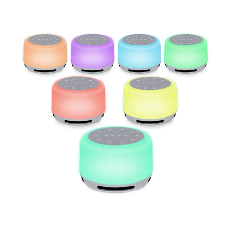 

Outdoor Portable Night Light Fan Bird Wave Sound White Noise Machine Blue tooth Speaker, 6 colors