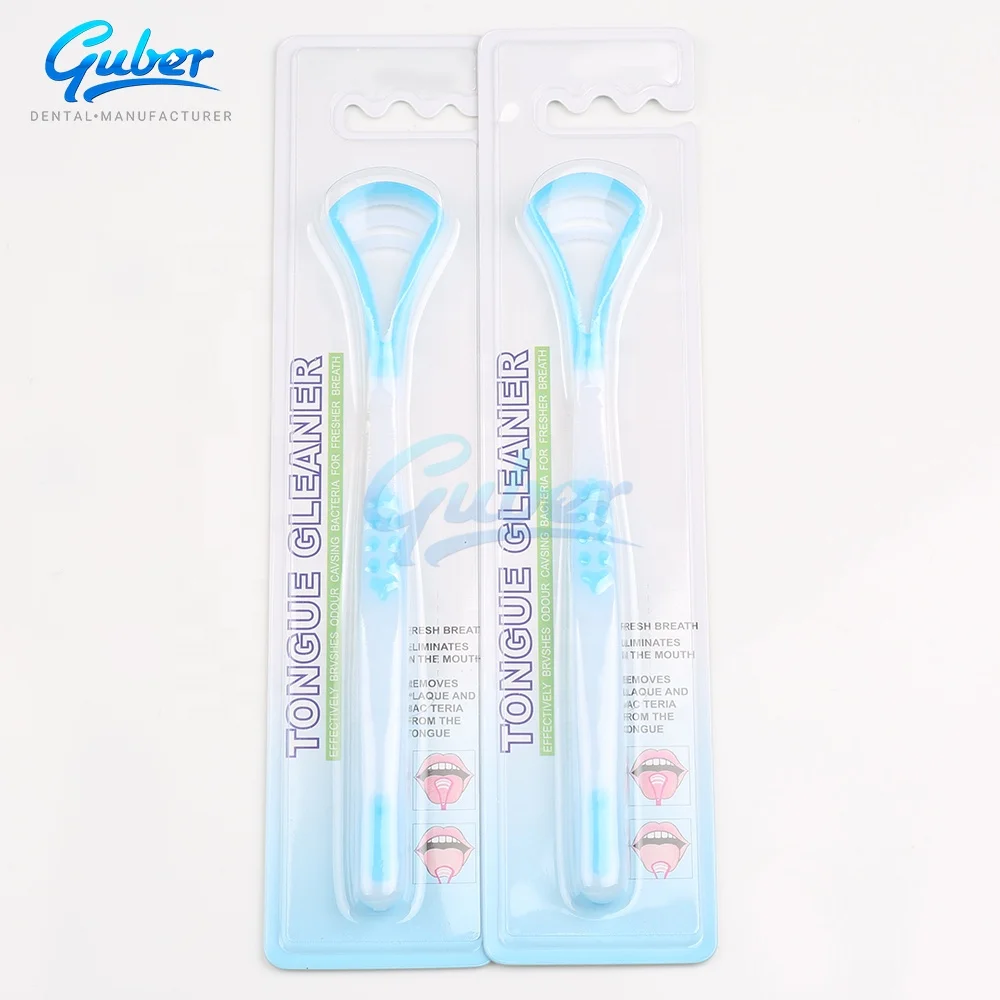 

+ Guber High Quality Tongue Brush Colorful Silicone Tongue Cleaner Scraper for Wholesale, Red/blue/green/yelow