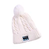 Hand Free Earphones Bluetooth Wireless Headset Warm Beanie Winter Hats for Women Men