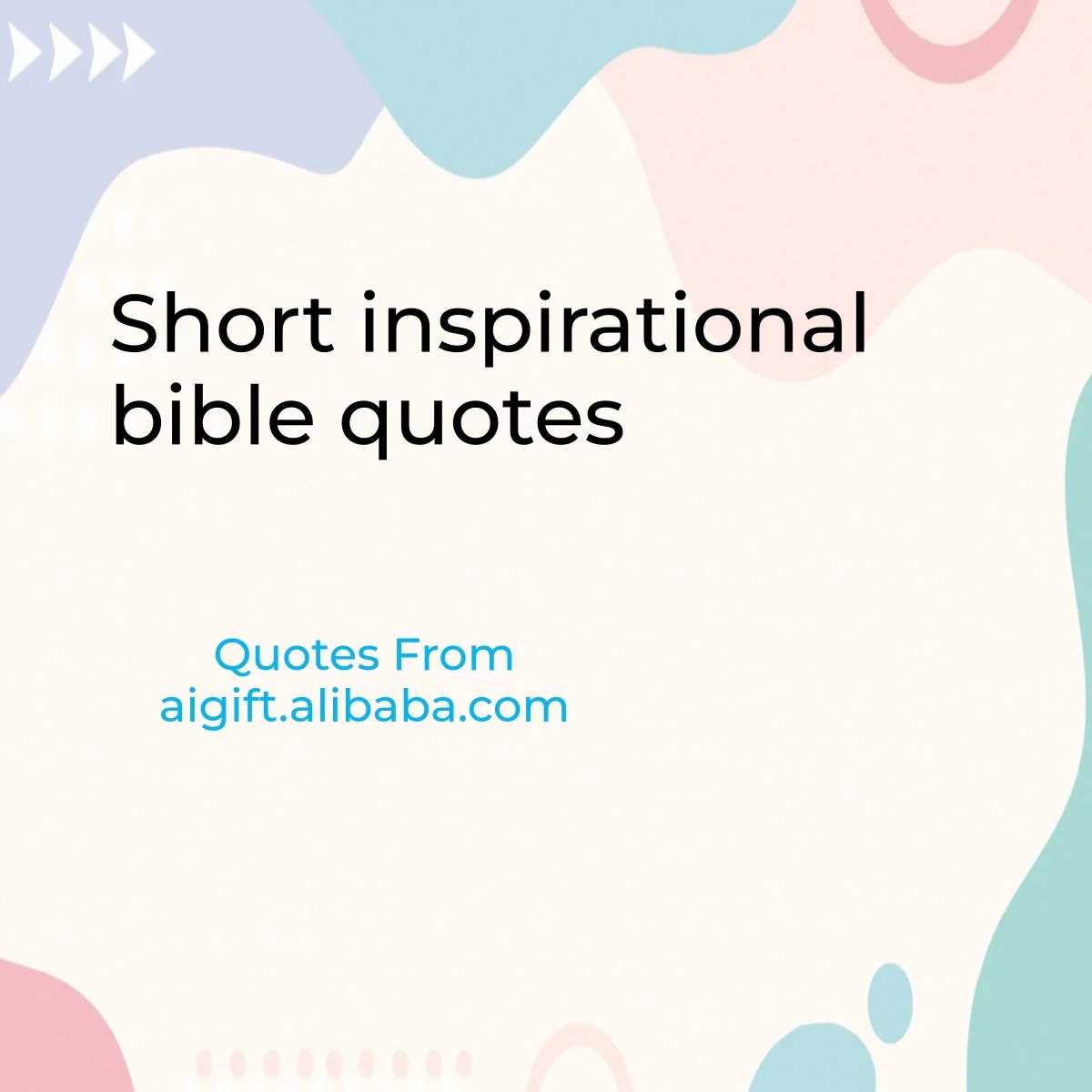 short inspirational bible quotes