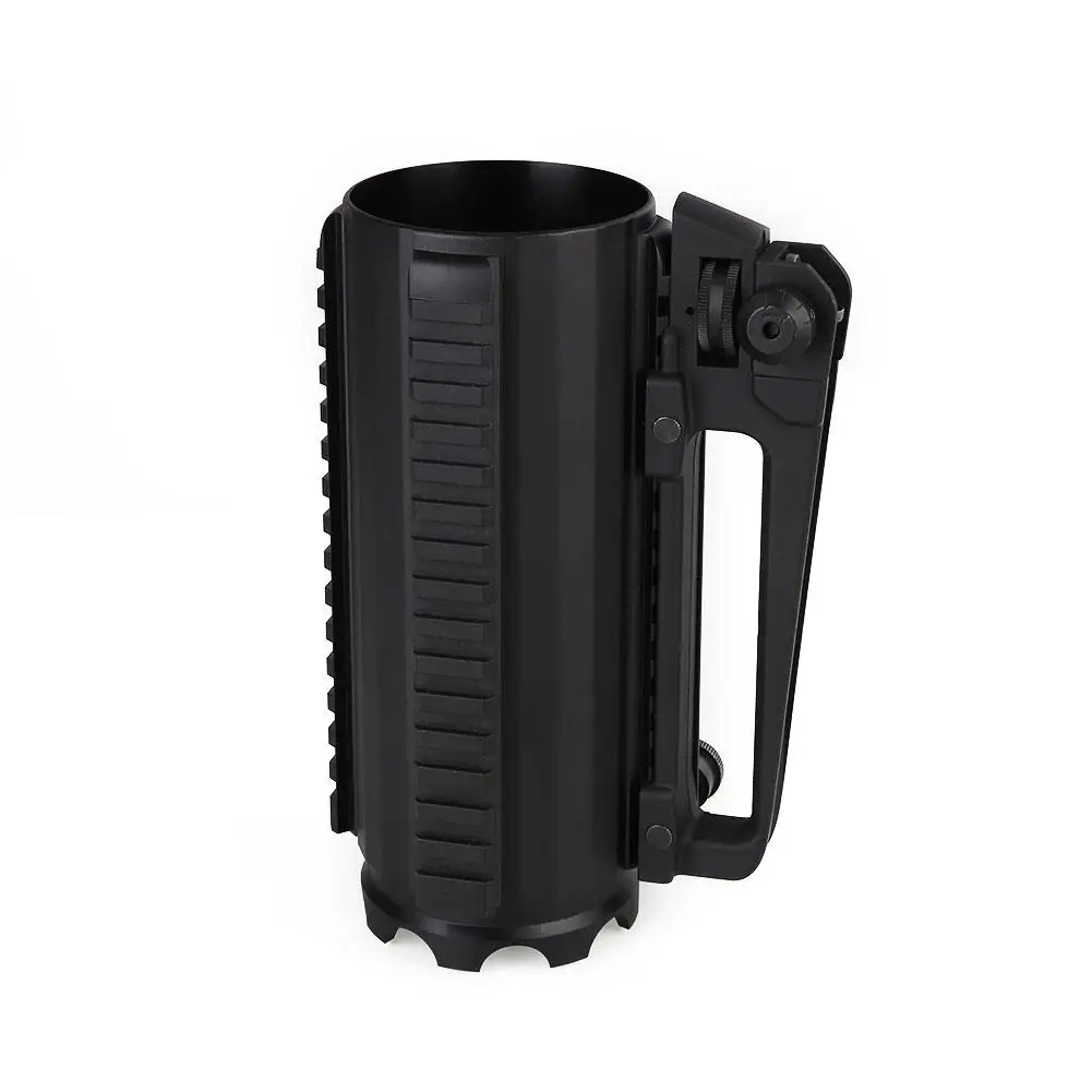 

Tactical Military Multifunction Aluminum Carry Battle Rail Mug Cup Detachable for Hunting