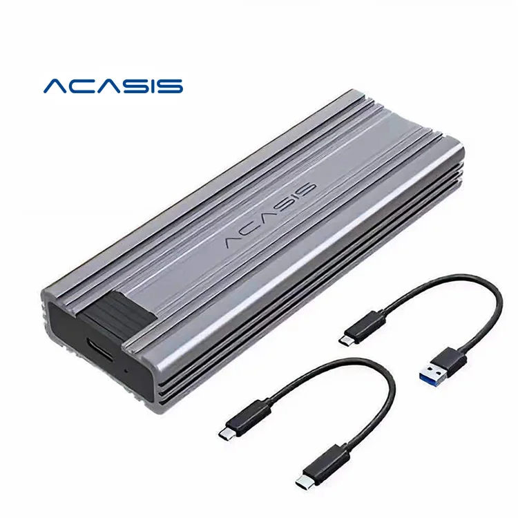 

ACASIS NVME&NGFF Enclosure M.2 2280 SSD Box Type-C USB 3.1 NVME Solid State Hard Disk Case HDD Enclosure