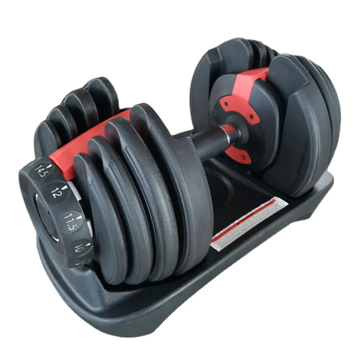 

5-52.5lbs/2.5kg-24kg Gym Fitness Man Power Weight Lifting Training Adjustable Dumbbell Weight