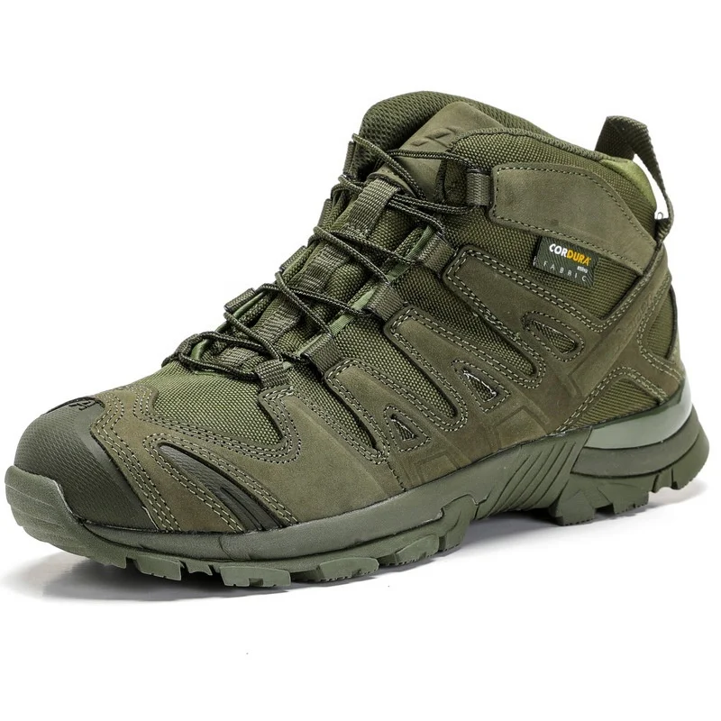 

2021 New outdoor hiking boots men's mid-cut desert mountain camping shoes