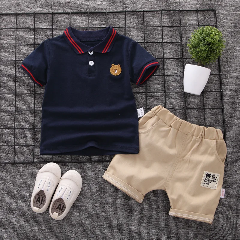 

6M 3T European Children Dropshipping Organic Trendy 2022 Summer Boy Kids Clothing Toddler Boy Clothes, As photo