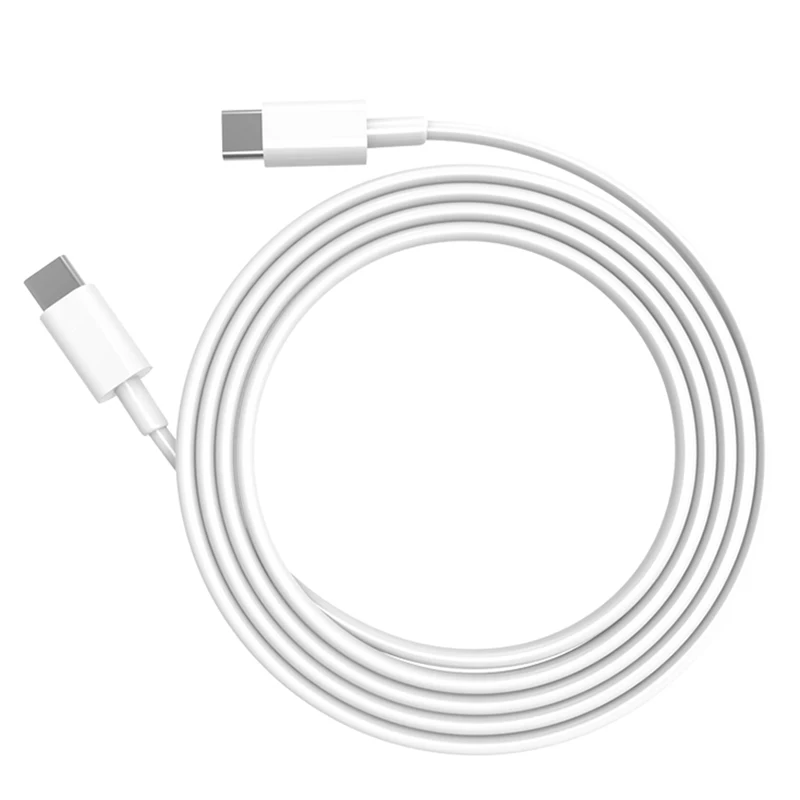 

100W PD Fast Charging USB Cable data transfer cable, White/black