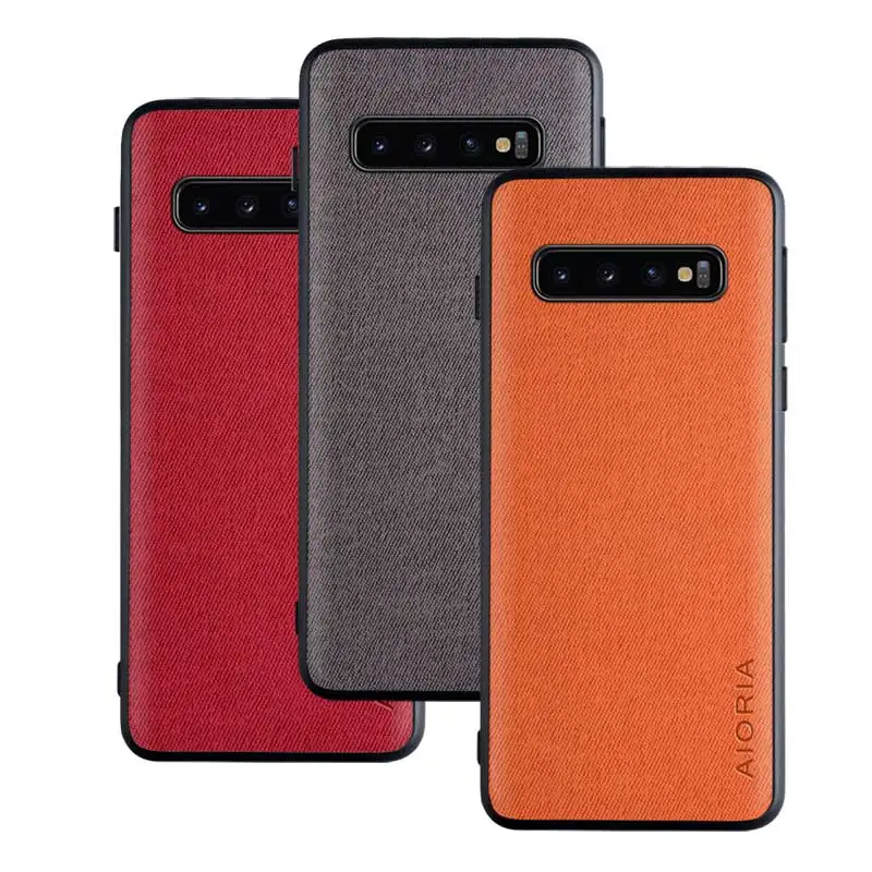 

Custom Fabric Back Case Cover For Samsung S10 Plus Wholesale High Quality