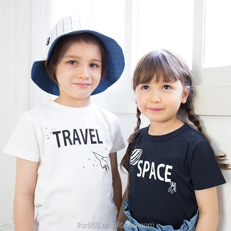 

Factory Wholesale Cotton Children Tee Short Sleeves Kids T Shirts