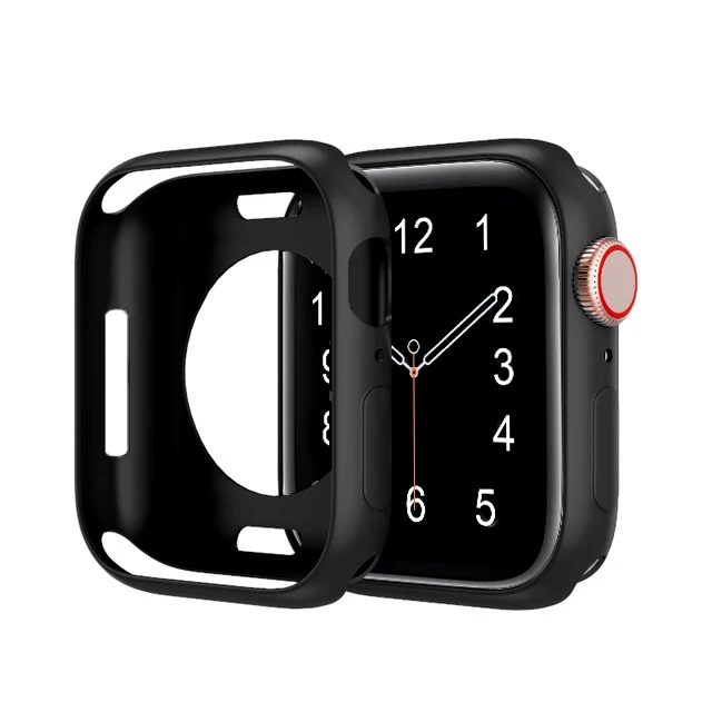 

41mm 45mm Soft Candy Shell Cover Soft TPU Protective i Watch Case For Apple iWatch 7 6 SE 5 4 3 2 1, 16 colors