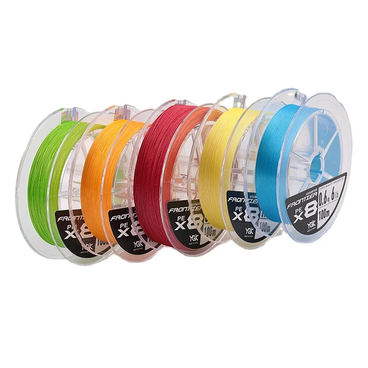 

High quality monofilament X8 PE fishing line japan fishing line Strong 100m Fishing Line, Transparent