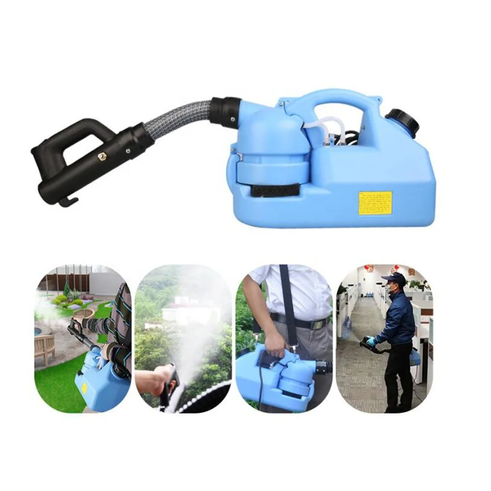 

Electrostatic agriculture sprayer 2 in 1 hand disinfecting pest ulv cold fog machine sprayer, Blue