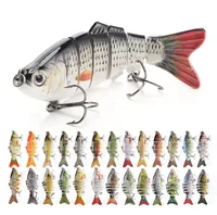 

Sinking Wobblers Fishing Lures 10cm 17.5g 6 Multi Jointed Swimbait Hard Artificial Bait Pike/Bass Fishing Lure Crankbait
