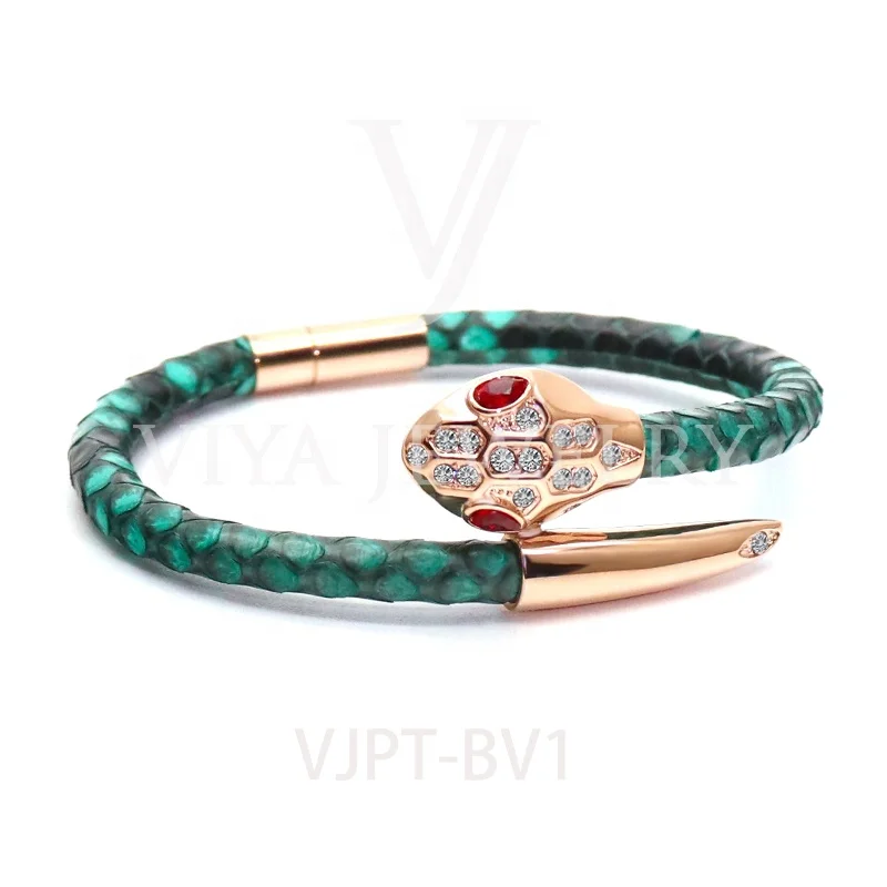 

Viya hot sale genuine leather bracelet homme handmade bracelet