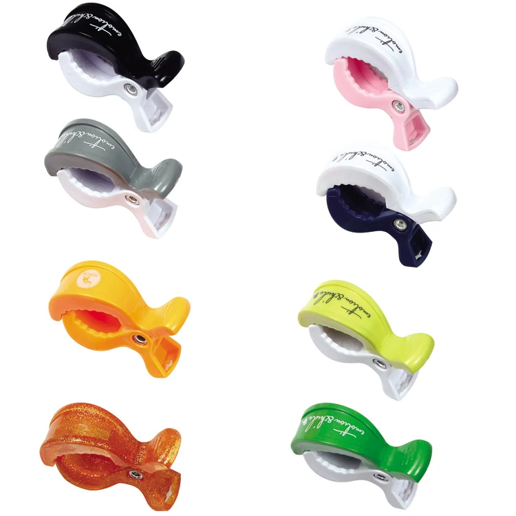 

High quality plastic baby hook clip stroller peg clip with various colors, Black white red green blue pink