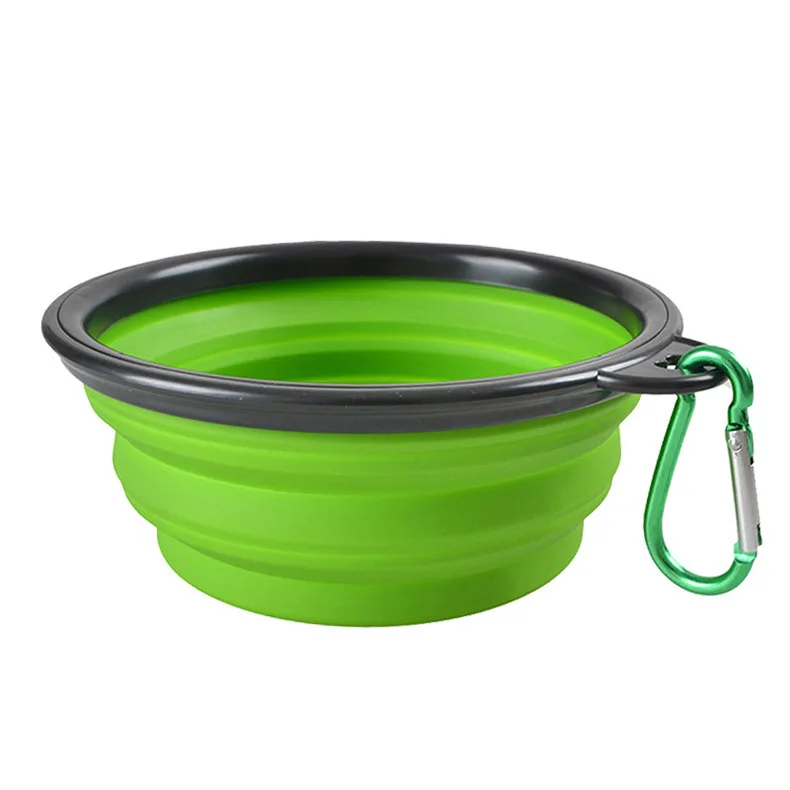 

2021 Best Seller Size Small Water Folding Portable Travel Foldable Silicone Collapsible Food Pet Cat Dog Bowl