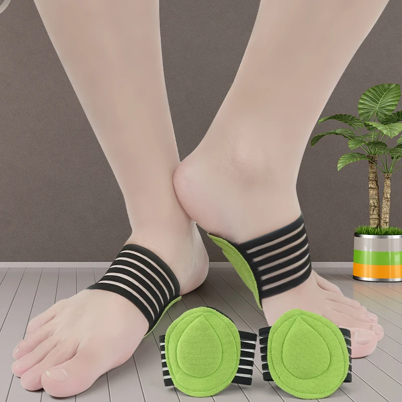 

Elastic foot arch bandage foot heart pad flat foot orthopedic insole men and women massage arch support insole
