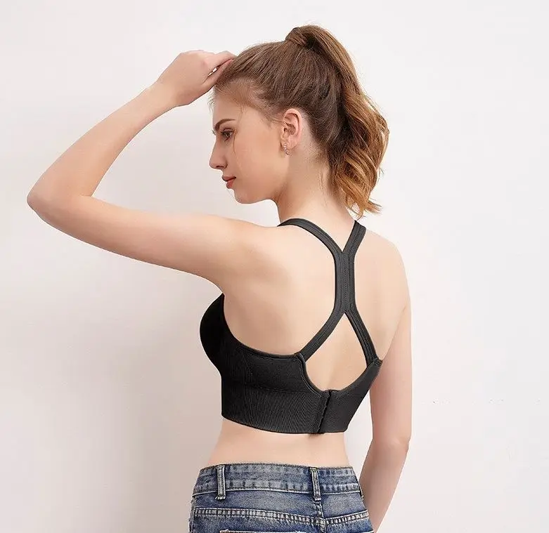 

New Fashion Nylon Spandex Women Padded Sports Bra