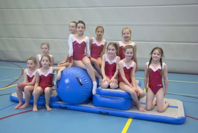 Cheerleading cheap tumbling mat set inflatable air track gymnastics