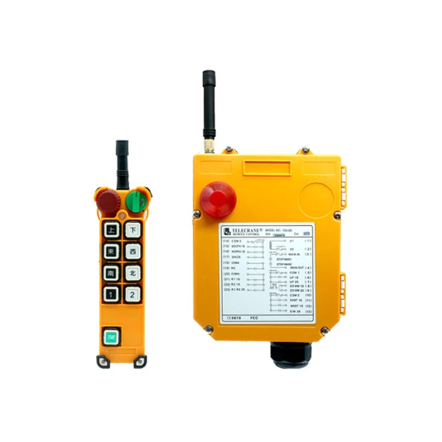 

Crane 6 Buttons 2 Speed Telecrane Universal Industrial Wireless Radio Remote Control, Customizable