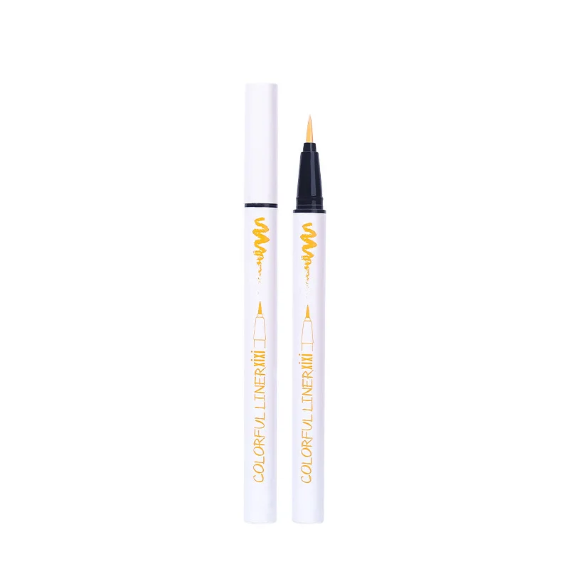 

rainbow adhesive eyeliner eyeliner pen waterproof cosmetic beauty eyeliner, Black color