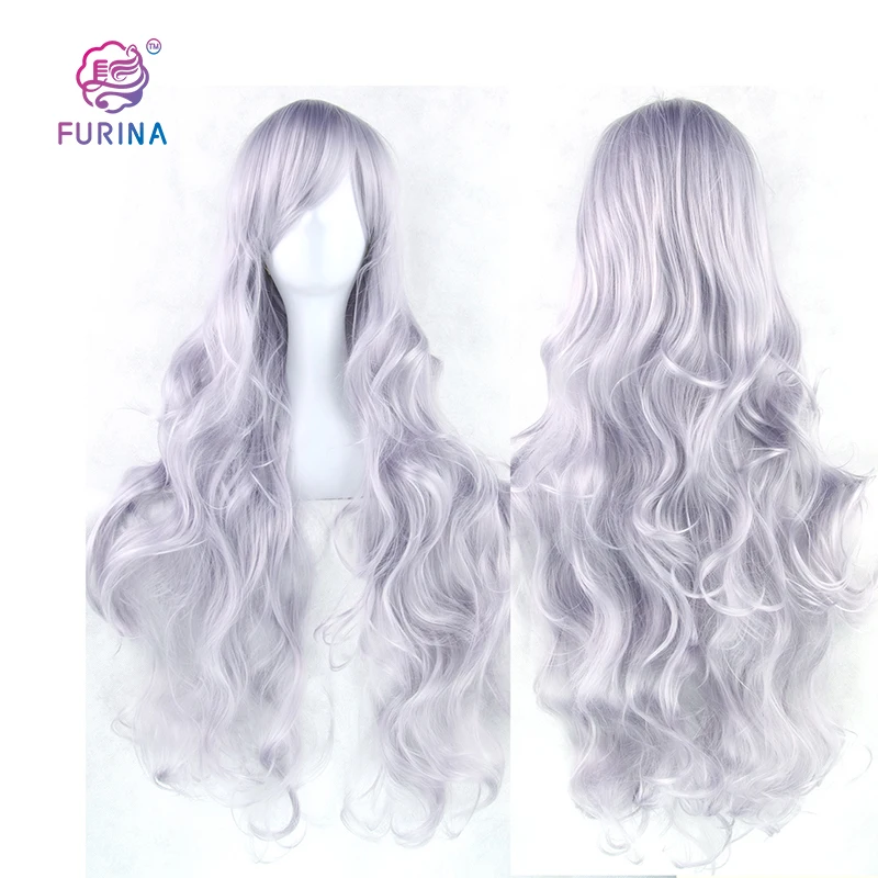 

Cheap factory synthetic cosplay wigs long wavy anime wig colored wigs synthetic hair, Pic showed/pure color/ombre color