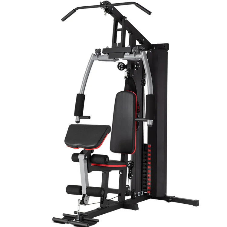 Leg Unit & Cable Exercises Preacher Curl Full Body Workout Fly Attachment Lat Tower Bench Press Home Power Station Physionics® Premium Multi Gym 