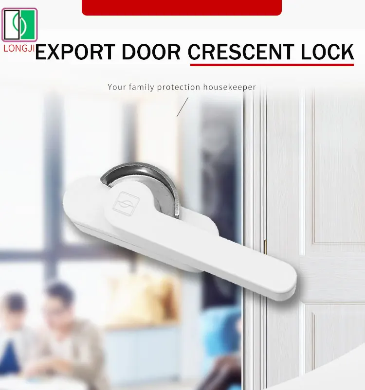 Sliding Window accessories safety aluminum alloy crescent lock