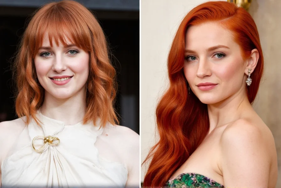celebrity ginger hair