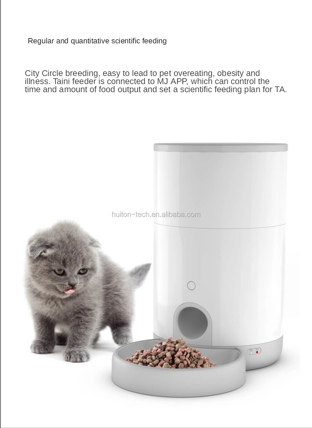 New Petoneer Mini Pet Feeder For Cats Dogs Smart Control Feeder Work