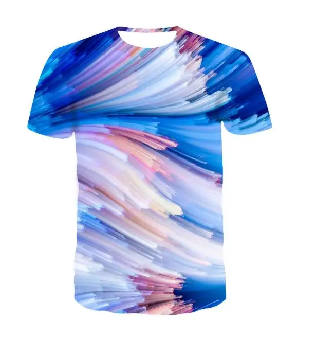 

5%Cotton 95%polyester blending 3d custom t shirt printing sublimation printed men t shirt