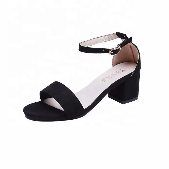 

Fashionable Summer High-heeled Shoes For Women With Ultra-high Heel Suede Word Sandals