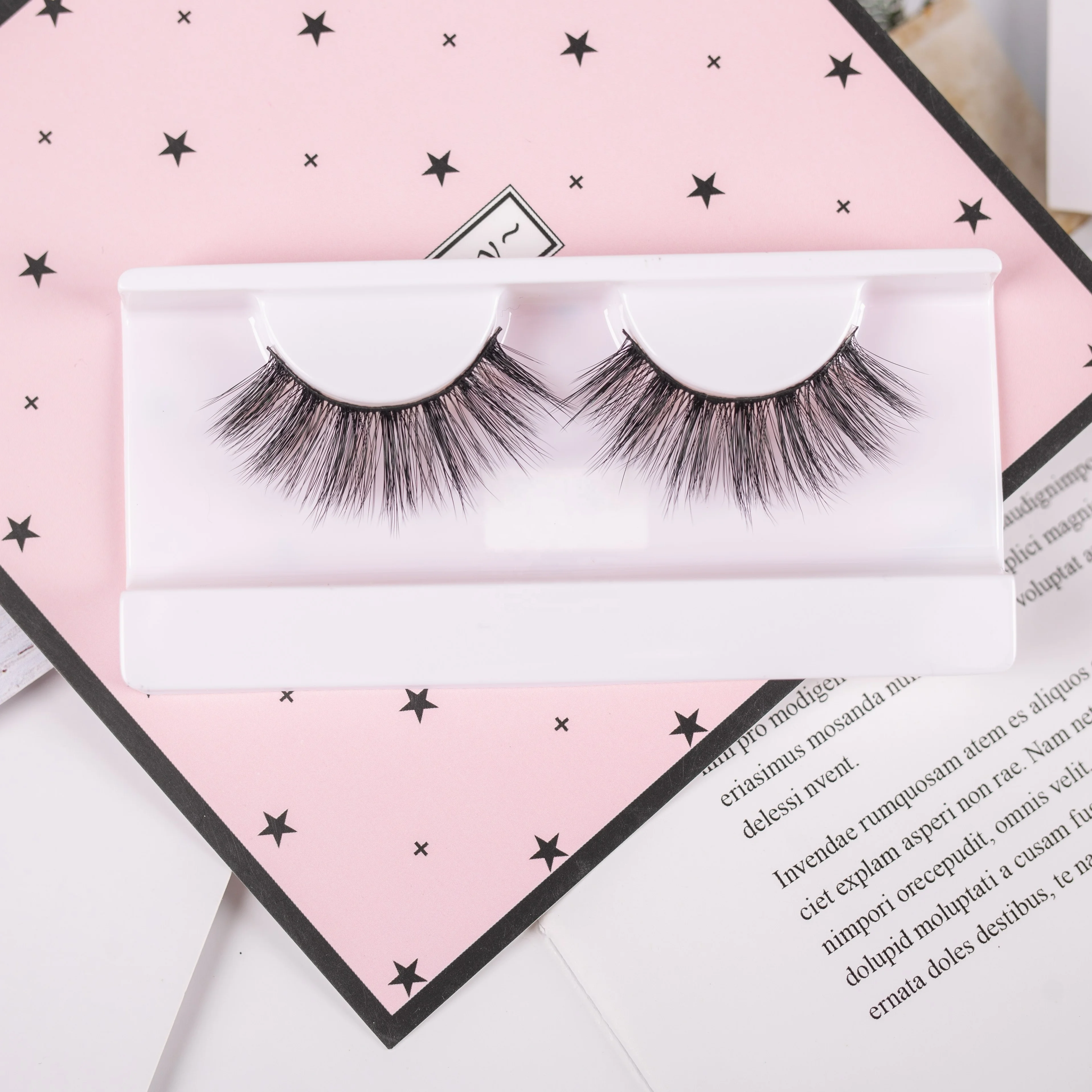 

BLBBE Wholesale Vendors 3D Silk Eyelash Packaging Full Strip Lashes Box