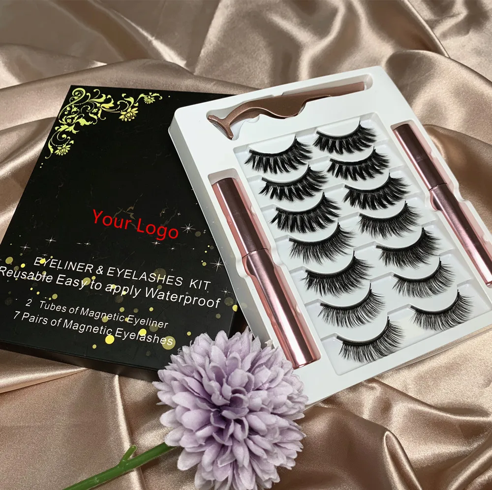 

Wholesale Faux Magnetic Lashes Magnetic Lashes to the Eyeliner Magnetic Lashes and Eyeliner Kit