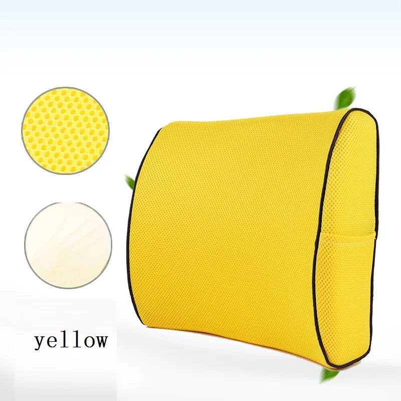 
Wholesale New Mesh Fabric Orthopedic Waist Back Pad Pain Relief Lumbar Support Cushion Seat Cushion 