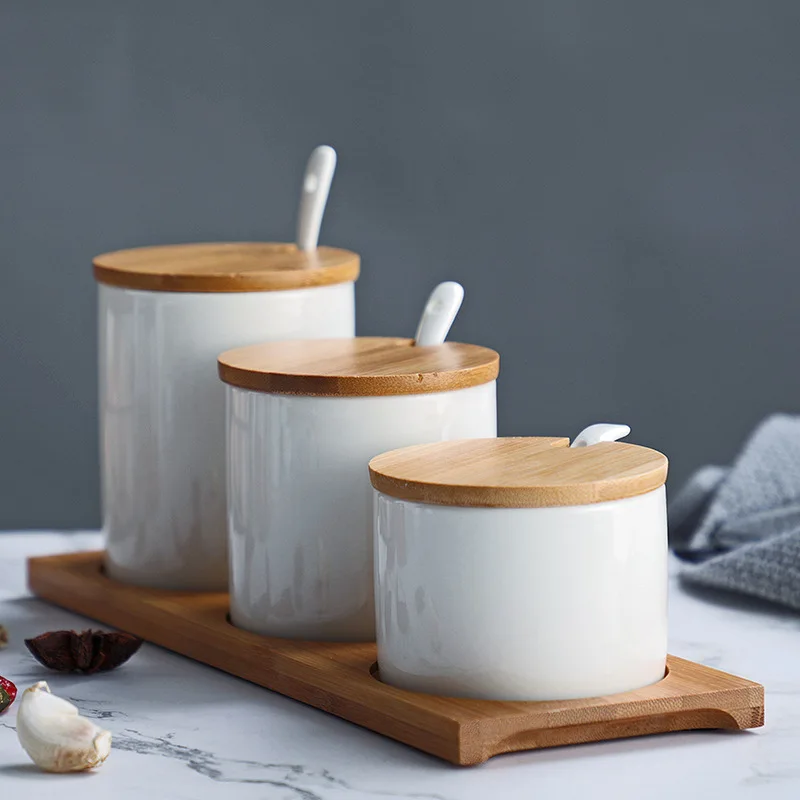 

Hot Sale 3pcs Salt Pepper Set Spice Bottle Jar For Kitchen and Restaurant