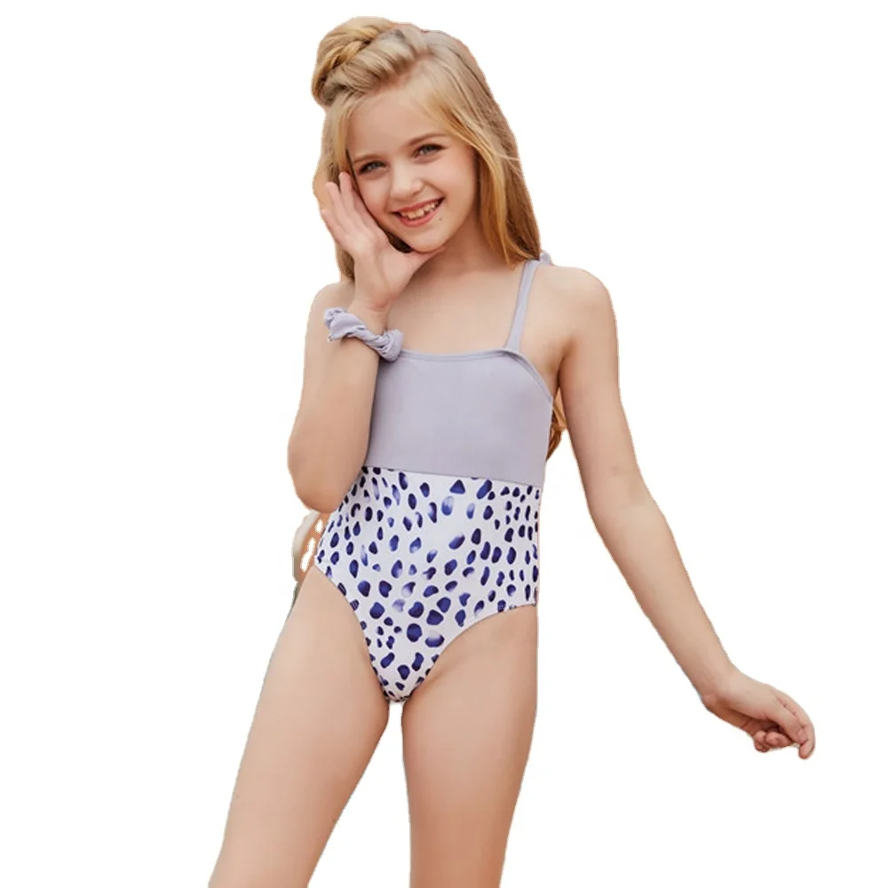 

New coming children girl bathing suit one piece swimsuit kids girl beach wear swimwear