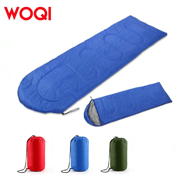WOQI Best-selling Camping Comfortable and Lightweight Waterproof Envelope Sleeping Bag