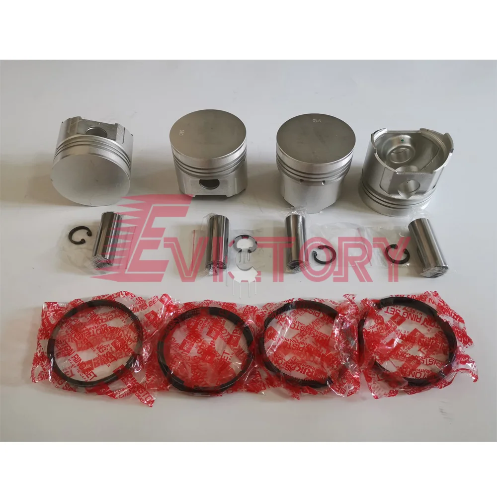 

For kubota engine V1702 oversize rebuild kit piston ring +0.50 gasket bearing