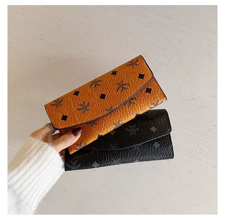 

Factory Fashion Cheap Long Wallet PU Leather Women Wallets Clutch Bag Good Style Women's Purse Wholesale Designer Purse for Girl