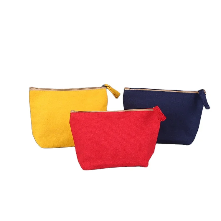 

2019 New Nordic style cosmetics storage case simple travel pouch canvas cotton makeup bag for women, Custom