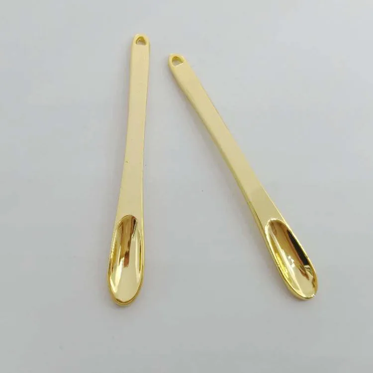 
mini cosmetic spoons eco-friendly face spatula cream metal spatula 