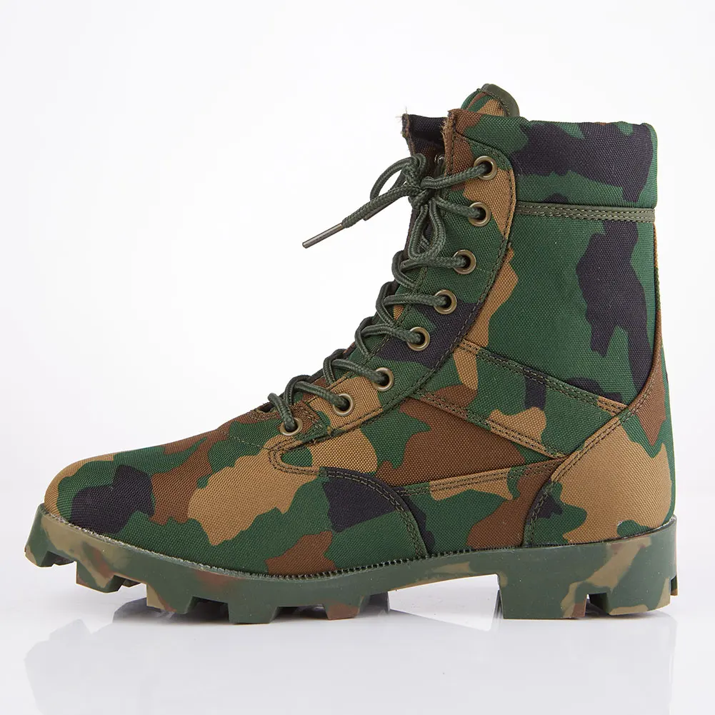 

Military Low Cut Rubber Boots Combat For Men High Quality Military Army Used Jungle Boots camouflage, Camo/brown/black/suede